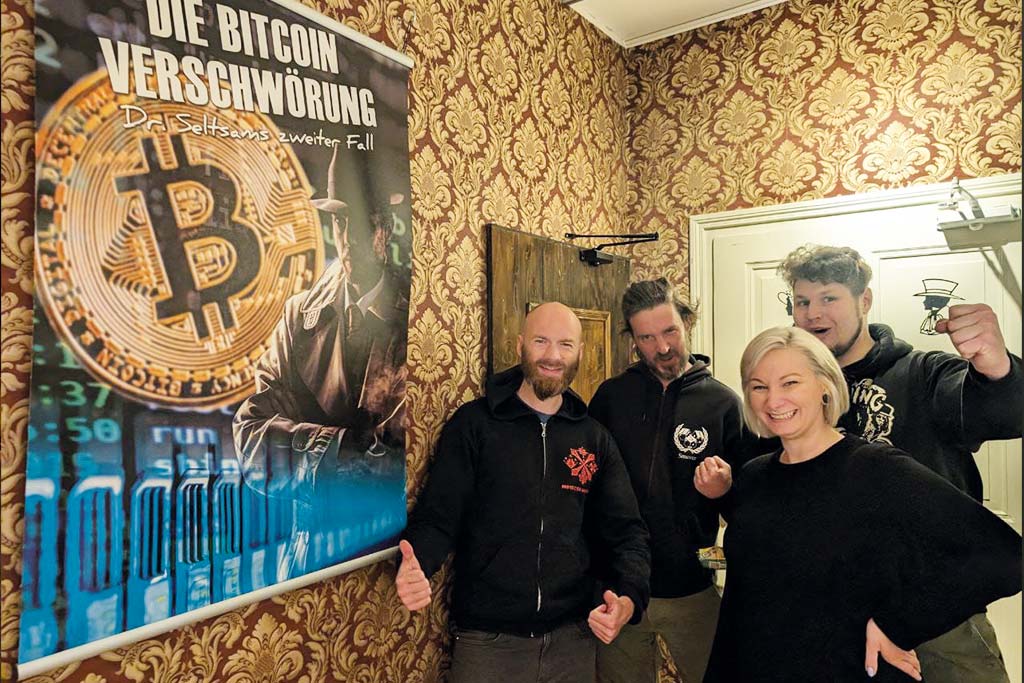 Die Bitcoin Verschwörung, Escape Room für Krimifans und Bitcoiner