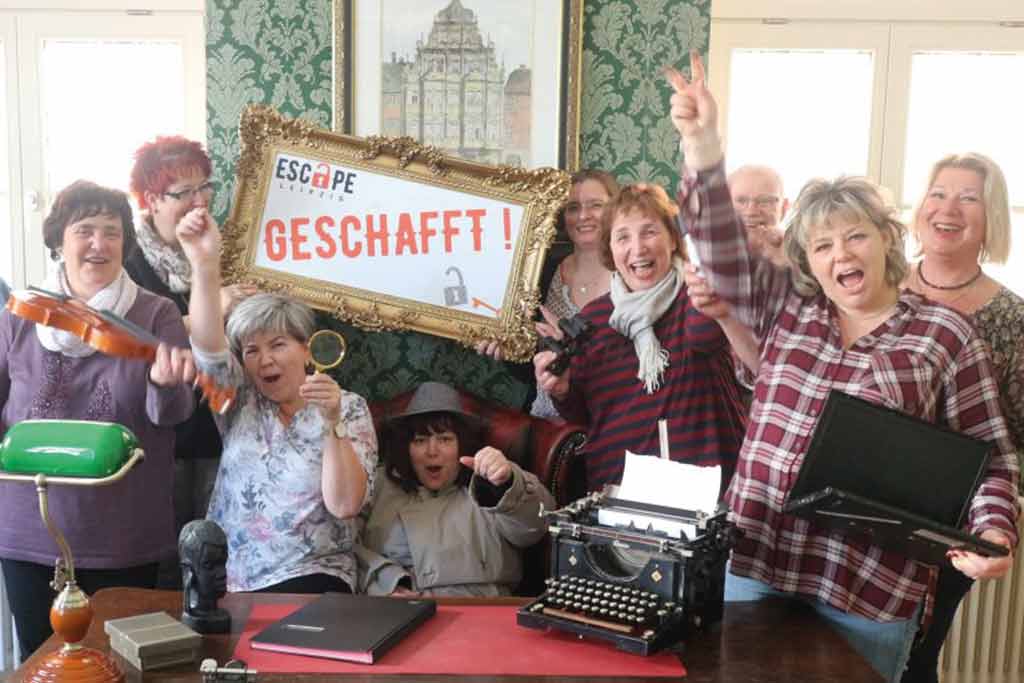Spaß im Alter als Team bei Escape Leipzig!